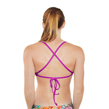 Load image into Gallery viewer, Colors of the Sea Tieback Top - Q Swimwear
